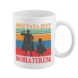 kubek-matowy-moj-tata-jest-bohaterem-prezent