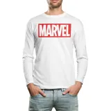 koszulka-long-super-upominek-logo-marvel-material-dominujacy-bawelna