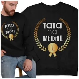 bluza-klasyczna-tata-na-medal-prezent-dzien-ojca