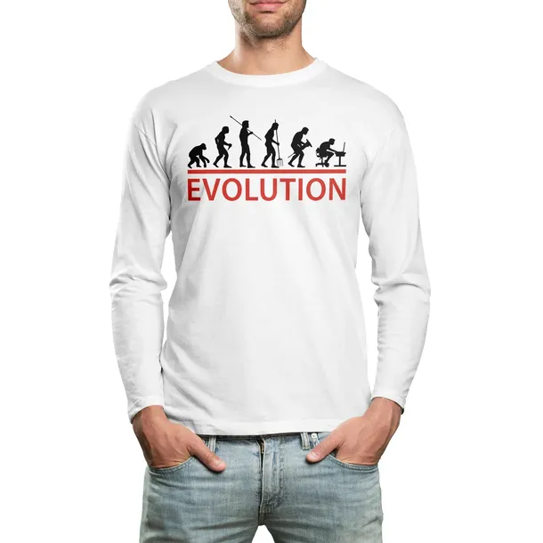 koszulka-long-grafika-evolution-super-prezent-material-dominujacy-bawelna