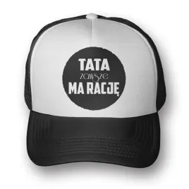 czapka-trucker-tata-zawsze-ma-racje-prezent