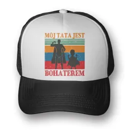 czapka-trucker-moj-tata-jest-bohaterem-prezent