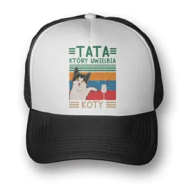 czapka-trucker-tata-ktory-uwielbia-koty-prezent
