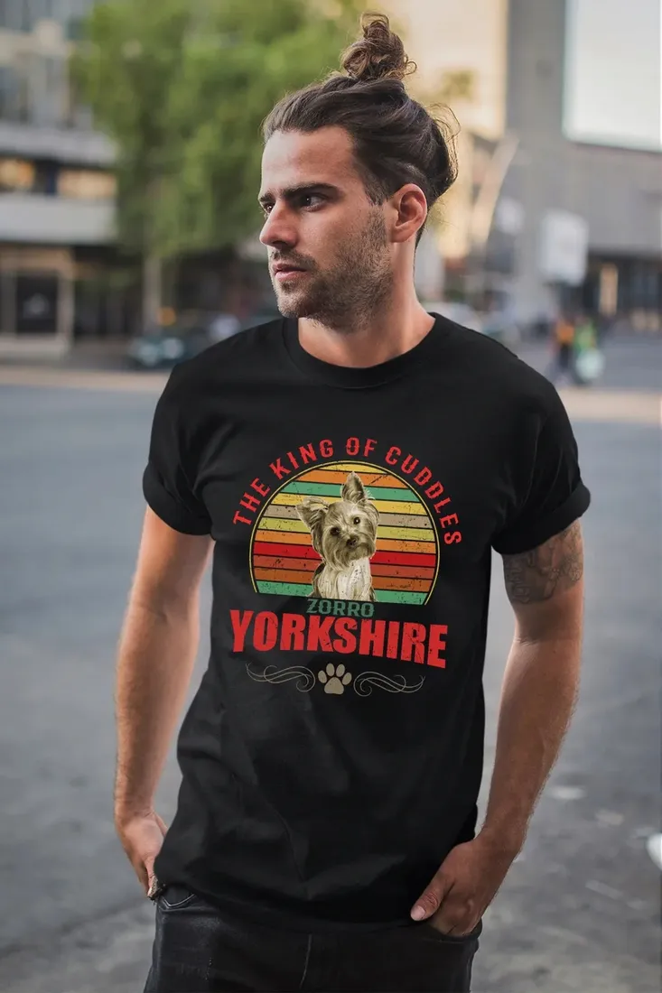 koszulka-meska-moj-pies-rasa-yorkshire-imie-tshirt