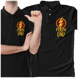 koszulka-meska-polo-flash-dad-super-dla-taty