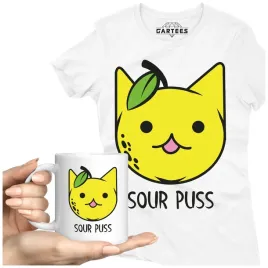 koszulka-damska-kubek-sour-puss-cytrynka-prezent