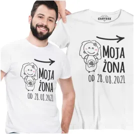 koszulka-meska-maz-moja-zona-personalizowana-data