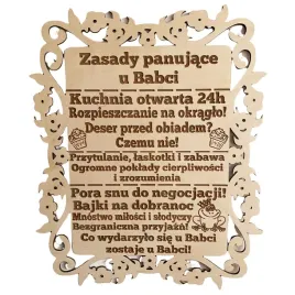 tabliczka-zasady-panujace-u-babci-prezent-dzien