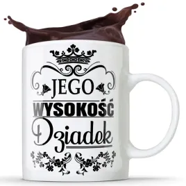 kubek-bialy-jego-wysokosc-dziadek-piekny-prezent