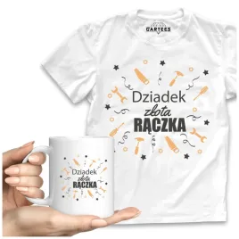koszulka-meska-kubek-dziadek-zlota-raczka-prezent