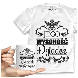 koszulka-meska-kubek-jego-wysokosc-dziadek-prezent