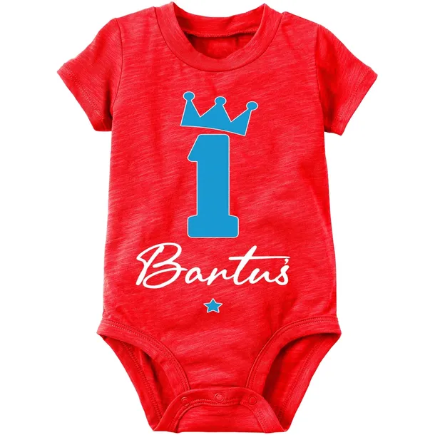 body-niemowlece-fun-personalizowane-1-king-bartus-rekaw-krotki-rekaw