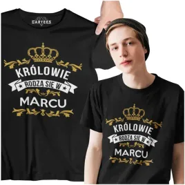 koszulka-meska-prezent-dla-niego-krolowie-marca
