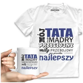 koszulka-meska-kubek-tata-moim-bohaterem-prezent