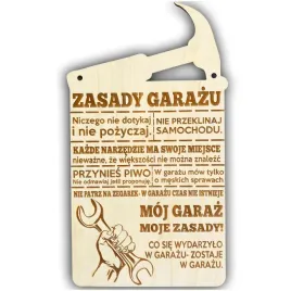 drewniana-tabliczka-zasady-garazu-ekstra-prezent