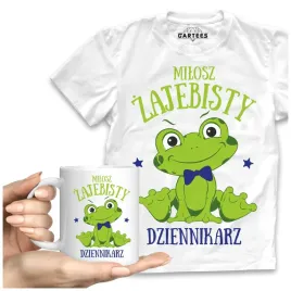 koszulka-meska-kubek-zajebisty-dziennikarz-zawod