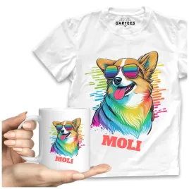 koszulka-meska-kubek-pies-corgi-prezent