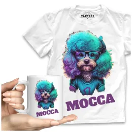 koszulka-meska-kubek-pies-bichon-frise-zestaw