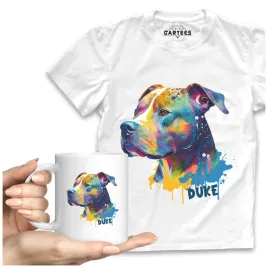 koszulka-meska-kubek-pies-pitbull-personalizacja