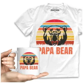 koszulka-meska-kubek-papa-bear-tata-dzien-ojca