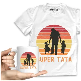 koszulka-meska-kubek-super-tata-dzien-ojca-taty