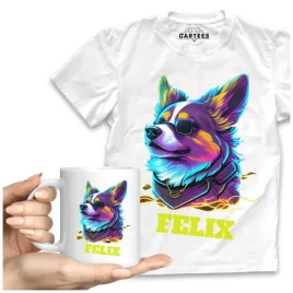 koszulka-meska-kubek-pies-corgi-milosnik-pieskow