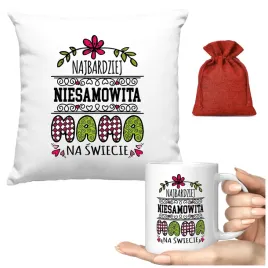 poduszka-kubek-niesamowita-mama-mamusia-prezent