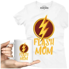 koszulka-damska-kubek-flash-mom-super-prezent
