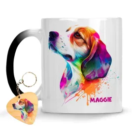 kubek-magiczny-pies-beagle-prezent-gratis-brelok