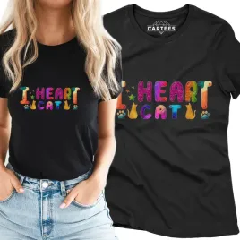 koszulka-damska-heart-cat-kociara-milosnik-prezent