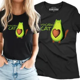 koszulka-damska-awokado-cat-kotek-smieszne-prezent
