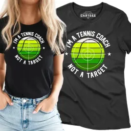 koszulka-damska-i-m-a-tennis-coach-not-a-target