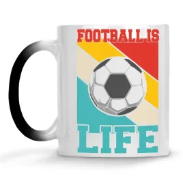 kubek-football-is-life-tishirt-fan-pilki-prezent