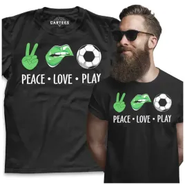 koszulka-meska-peace-love-play-pilka-nozna-tshirt