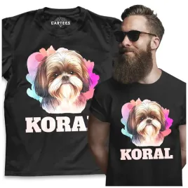 koszulka-meska-milosnik-pieskow-efekt-3d-shih-tzu
