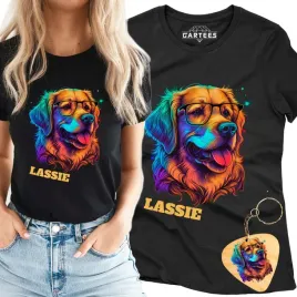 koszulka-damska-pies-golden-retriver-efekt-3d