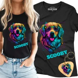 koszulka-damska-pies-golden-retriver-efekt-3d