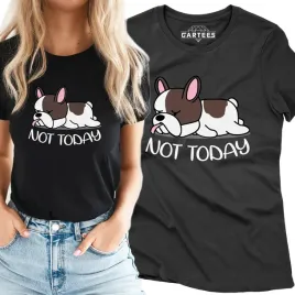 koszulka-damska-not-today-tshirt-leniwy-piesek