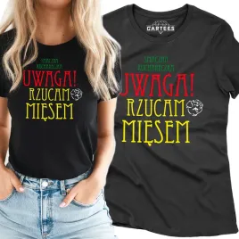 koszulka-damska-smaczna-kuchareczka-rzucam-miesem