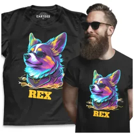 koszulka-meska-milosnik-pieskow-efekt-3d-corgi