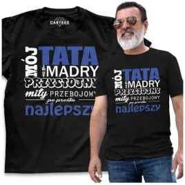koszulka-meska-przystojny-madry-tata-prezent