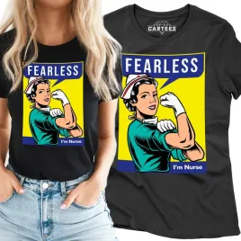 koszulka-damska-fearless-i-m-nurse-tshirt-prezent