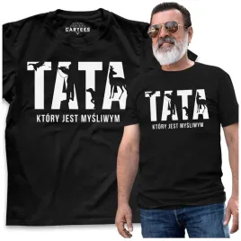 koszulka-meska-tata-ktory-jest-mysliwym-prezent