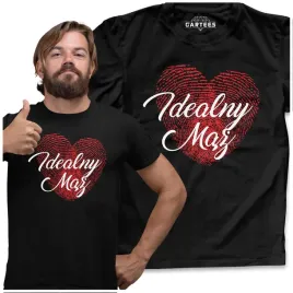 koszulka-meska-idealny-maz-prezent-dla-meza-tshirt