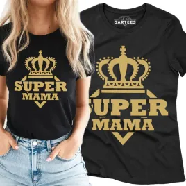 koszulka-damska-super-mama-z-korona-prezent-bluzka
