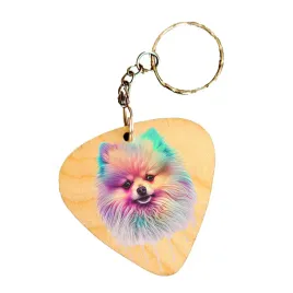 brelok-drewniany-pies-pomeranian-prezent-efekt-3d