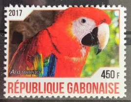 znaczki-fauna-ptaki-papugi-gabon-czysty-r4