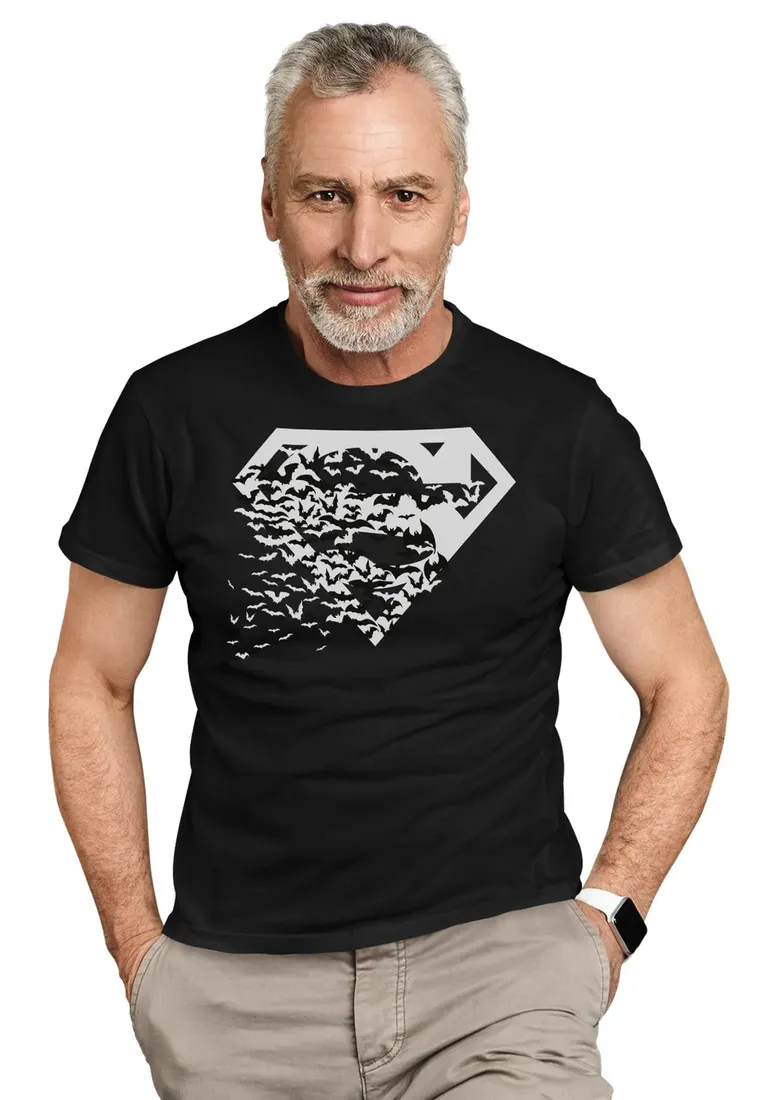 koszulka-meska-supermen-batman-super-prezent