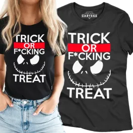koszulka-damska-trick-or-f-cking-treat-halloween