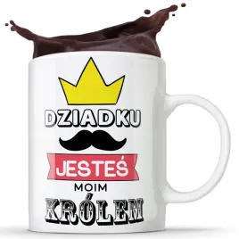 kubek-dziadku-jestes-moim-krolem-super-prezent